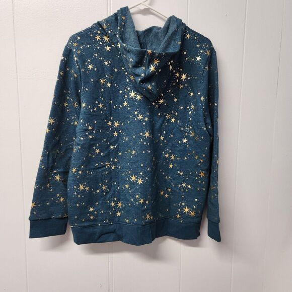 Girls' Printed Zip-Up Fleece Hoodie by Cat & Jack XXL (18) Plus - Picture 7 of 8